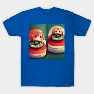 Kawaii Anime Sushi T-Shirt